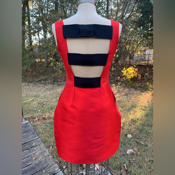 ♠️ Kate Spade ♠️ Fit & Flare, 3-Tier Bow Back Dress - Picture 16 of 16